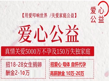 青浦捐卵助孕生子 爱心志愿者招募